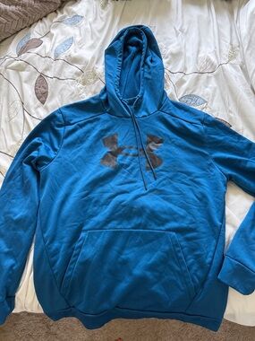 Under Armour Men's Teal Blue Hoodie